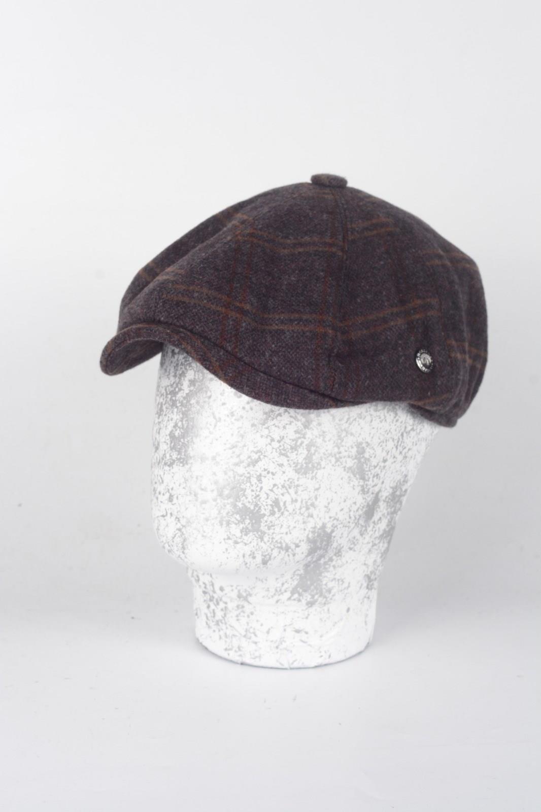 Kışlık 8 Parca Desenli İtalyan Kalıp yünlü Peaky Blinders Model Erkek Kasket Şapka
