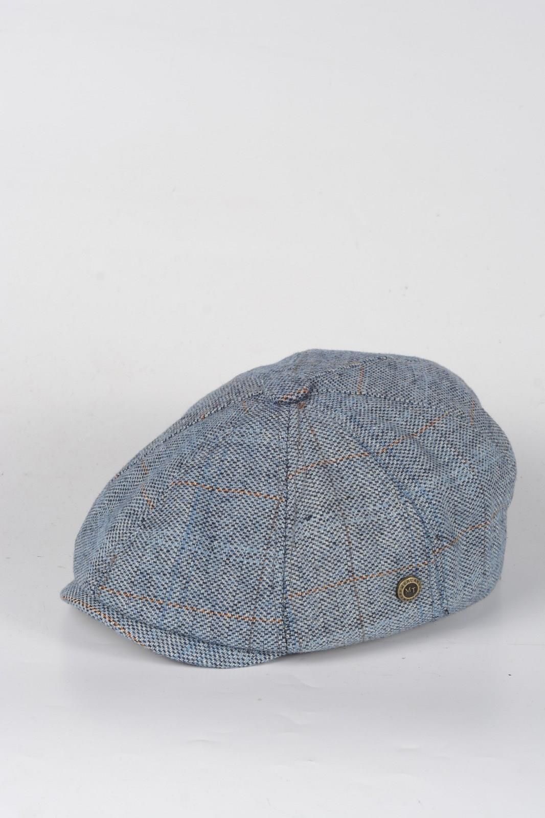 Kışlık 8 Parca Hakiki Yün Desenli Model Peaky Blinders  Kasket Şapka