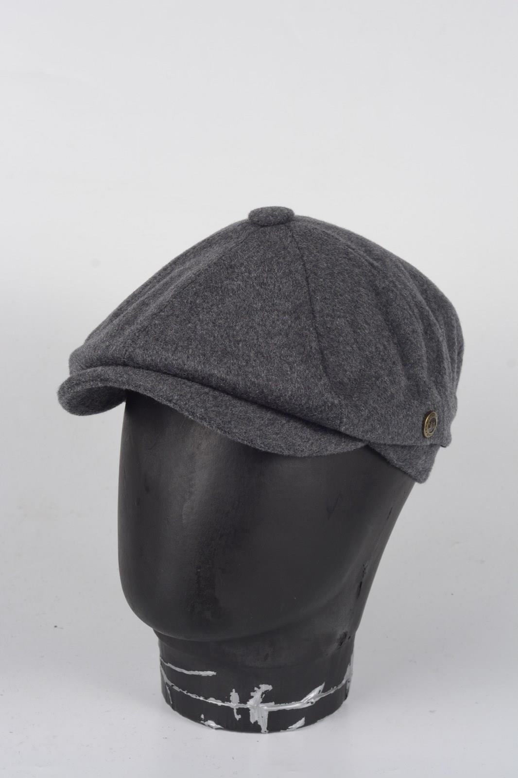 Kışlık 8 Parca Kaşmir Düz Renk Peaky Blinders Model  Erkek Kasket Şapka