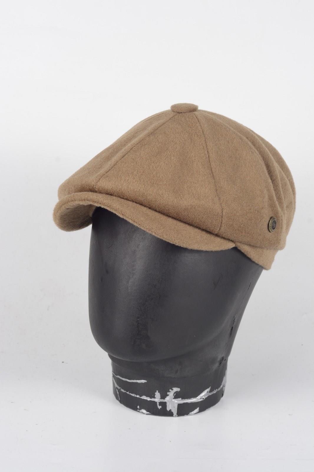Kışlık 8 Parca Kaşmir Düz Renk Peaky Blinders Model  Erkek Kasket Şapka