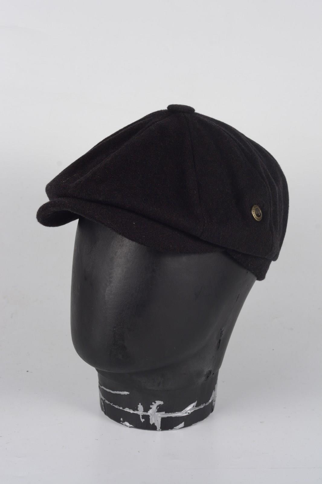 Kışlık 8 Parca Kaşmir Düz Renk Peaky Blinders Model  Erkek Kasket Şapka