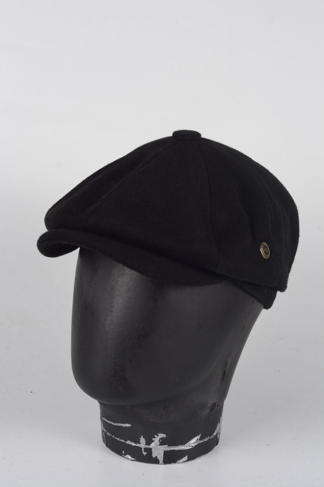 Kışlık 8 Parca Kaşmir Düz Renk Peaky Blinders Model  Erkek Kasket Şapka
