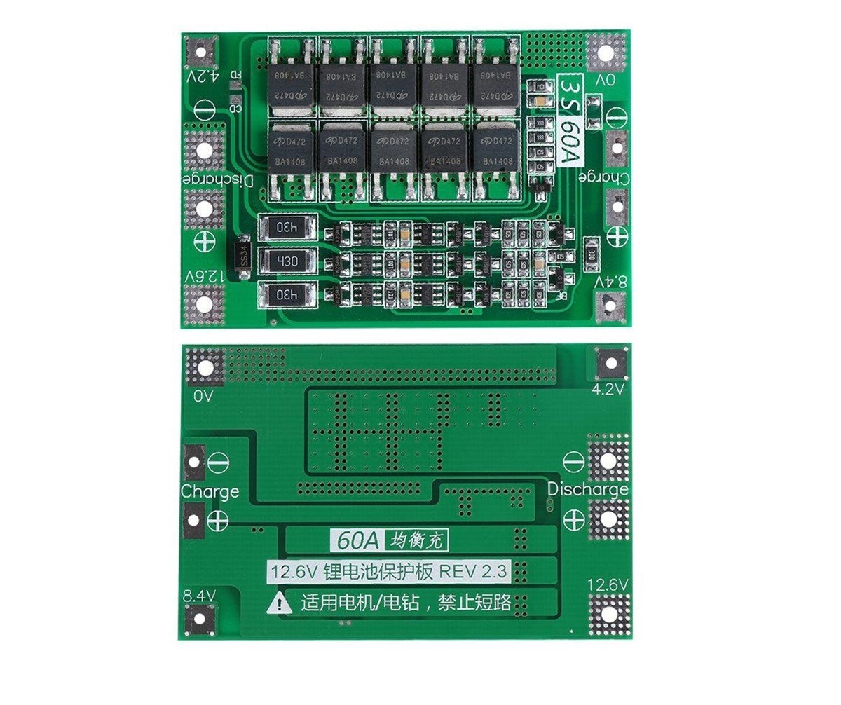 Схема подключения bms 3s 40a