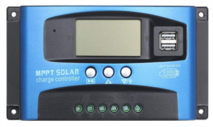 100A MPPT Solar Şarj Akü Kontrol Paneli Güneş Enerjisi Çift USBli