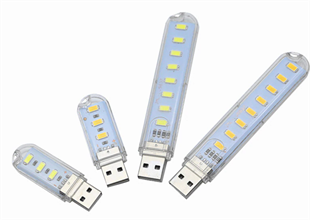 Taşınabilir Mini USB Led Lamba 3-8-24 LED 5730 SMD Kamp Stick Led