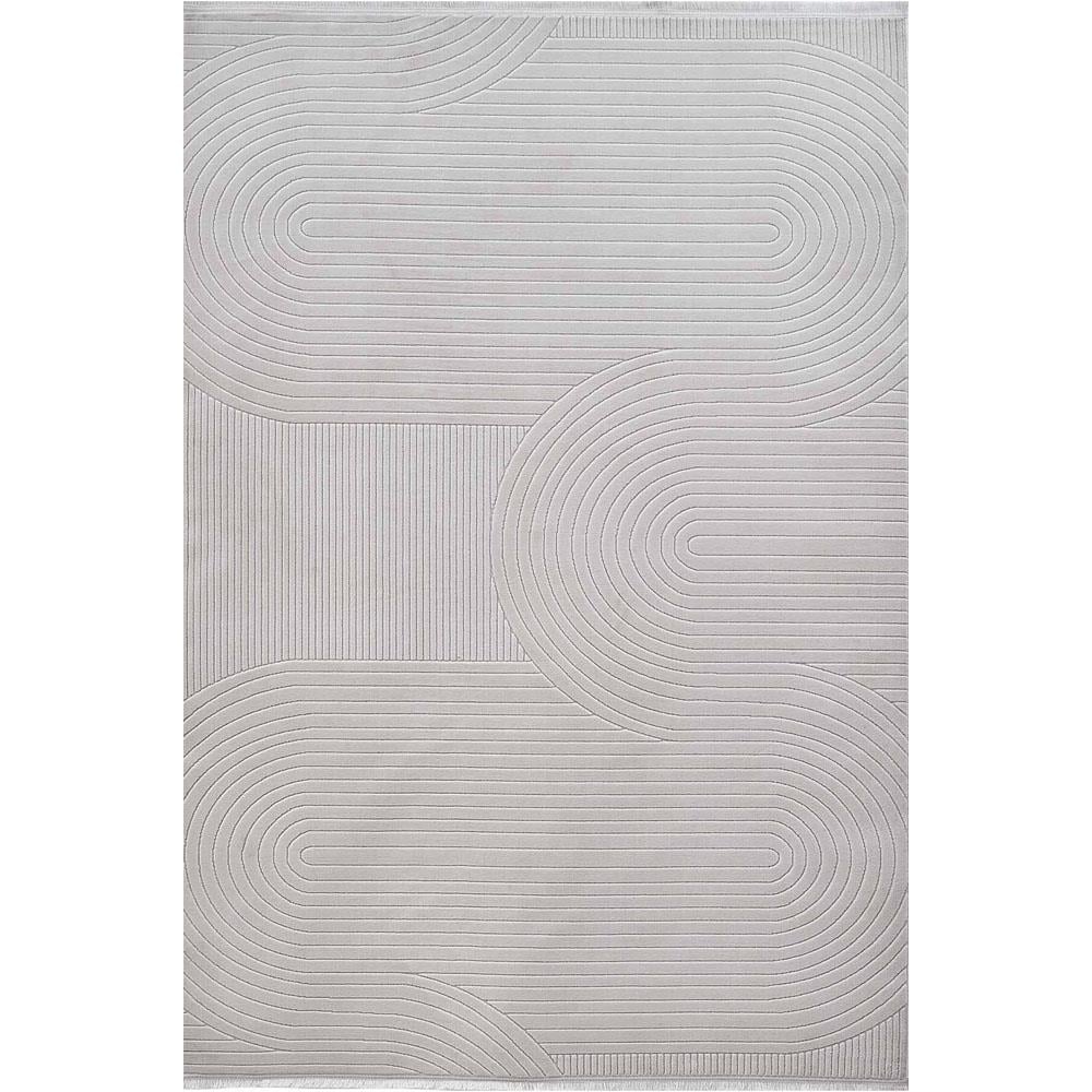 Gümüş Suyu Deco Avior 17447 Geometrik Desenli Halı Krem