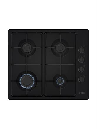 Bosch PBP6C6K80O  Gazlı Ocak 60 cm Emaye, Siyah