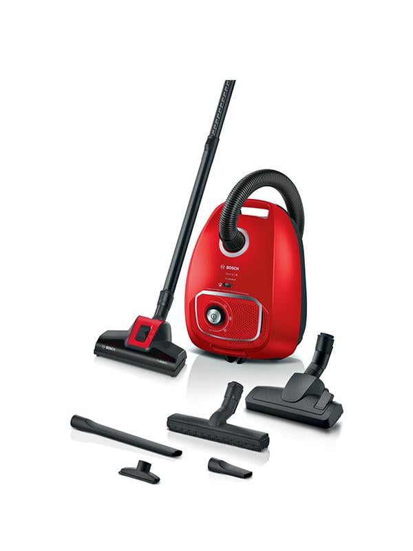 Bosch BGL41PET2H Toz torbalı Süpürge ProAnimal Kırmızı