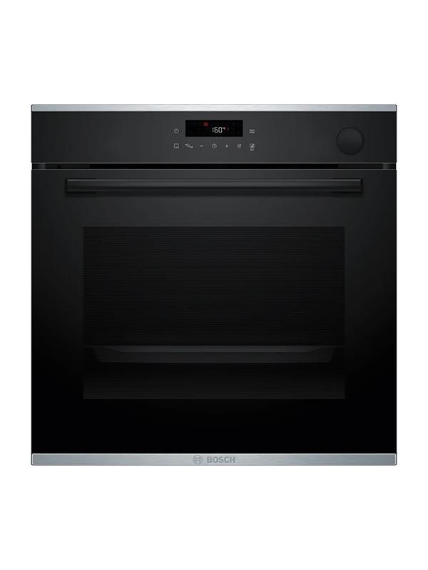 Bosch HRG232EB3 Buhar fonksiyonu eklenmiş ankastre fırın, 60x60cm, Siyah