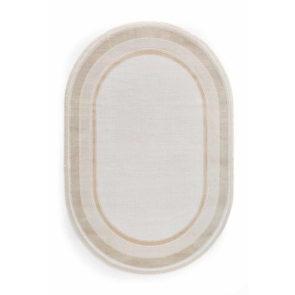Gümüşsuyu Galina 16649 Oval Akrilik Makine Halısı Sarı