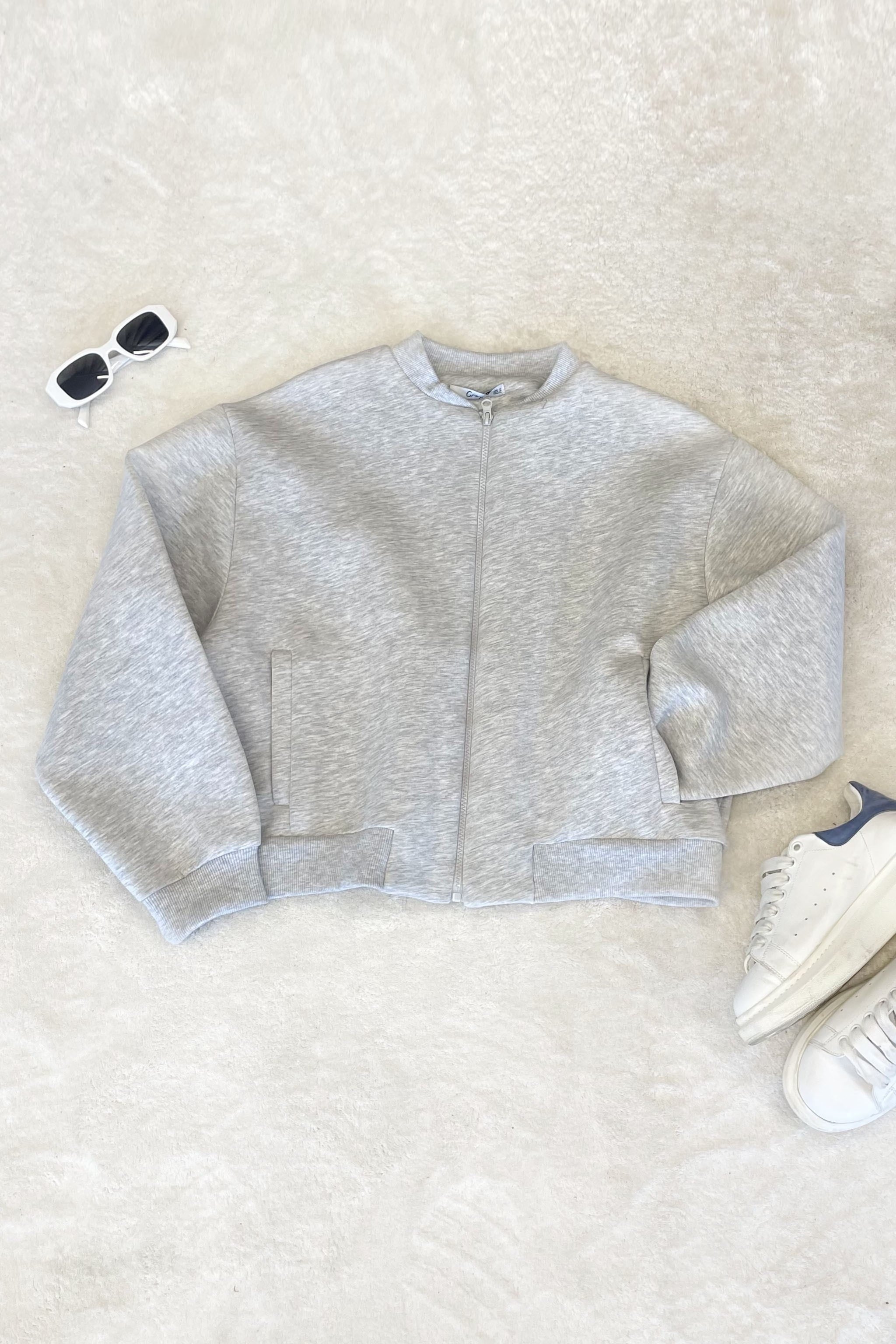 Basic Kolej Ceket - Gri GRİ