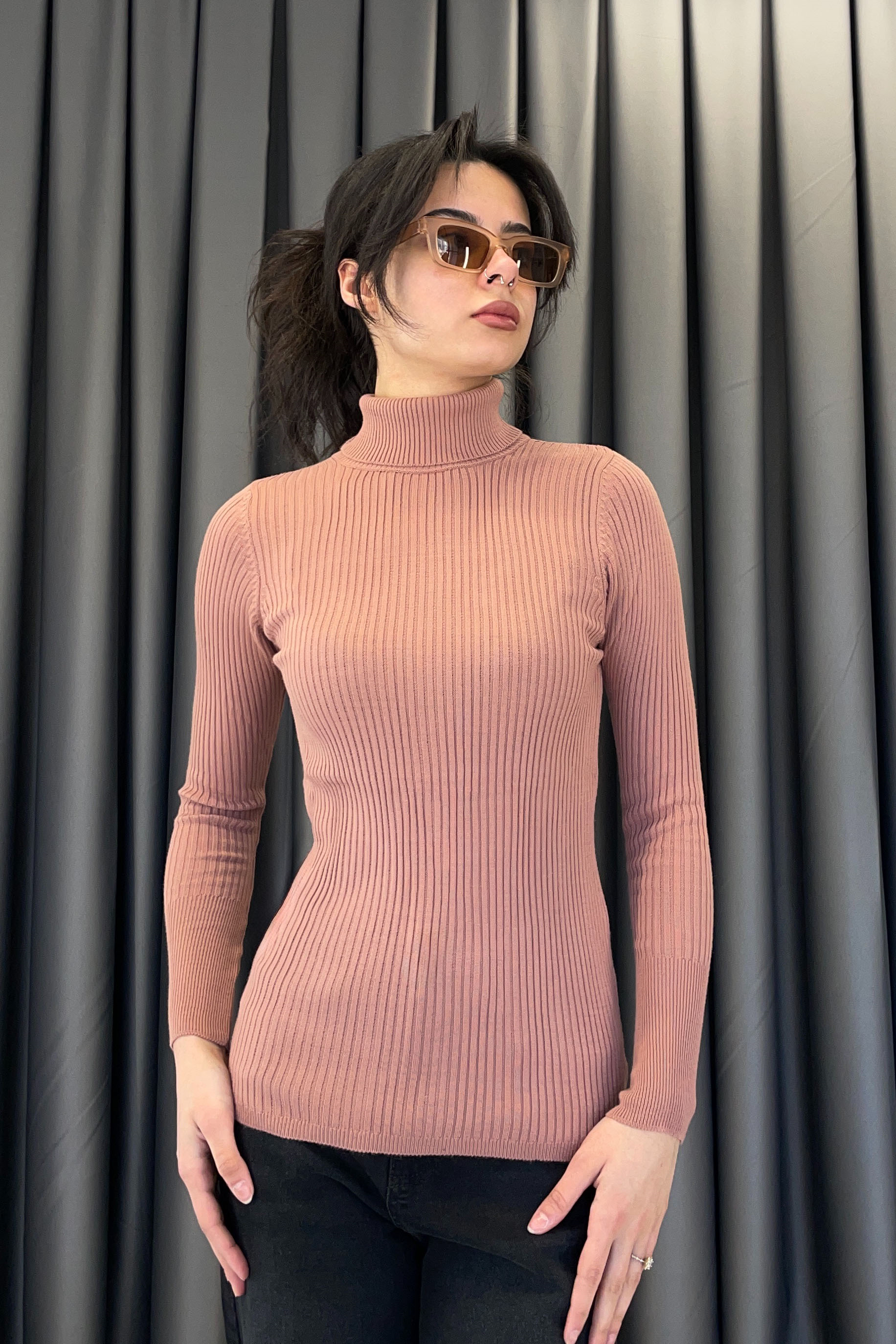 Fitilli Balıkçı Yaka Bady - Gül GÜL