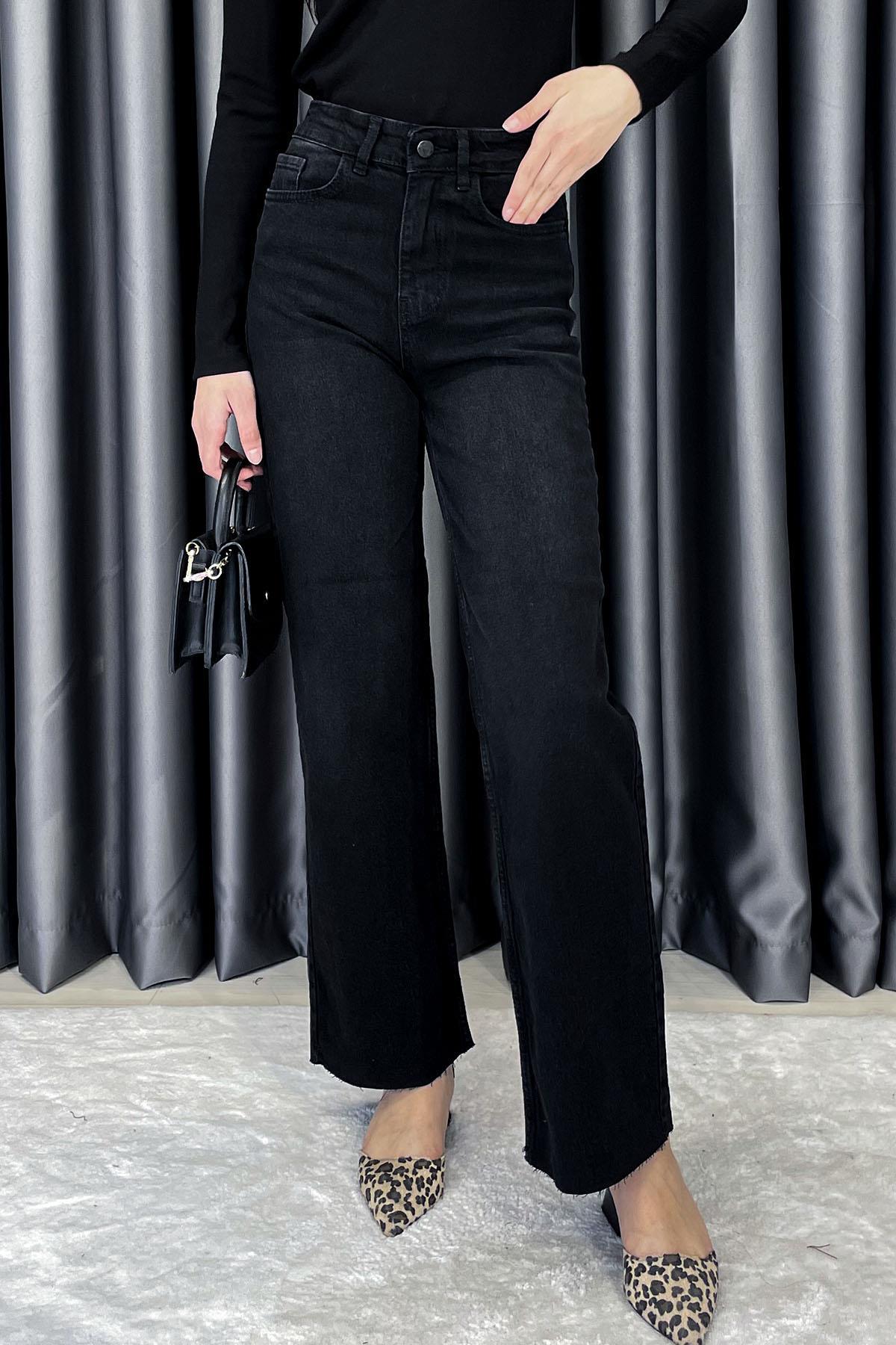 Noa Noa Wide Leg Jean - Siyah SİYAH