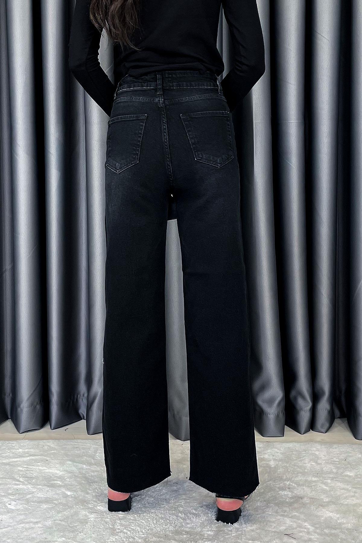 Noa Noa Wide Leg Jean - Siyah SİYAH