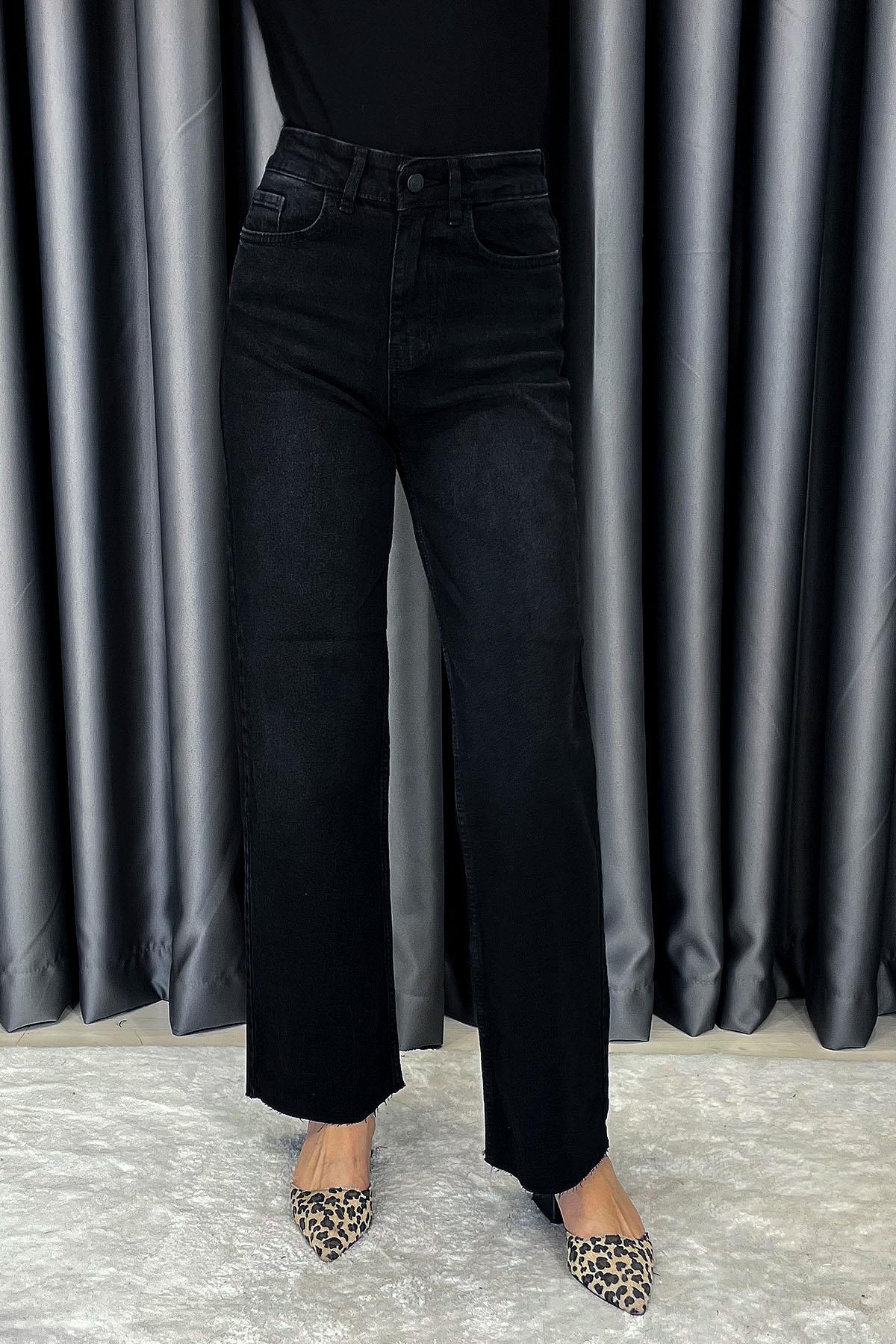 Noa Noa Wide Leg Jean - Siyah SİYAH