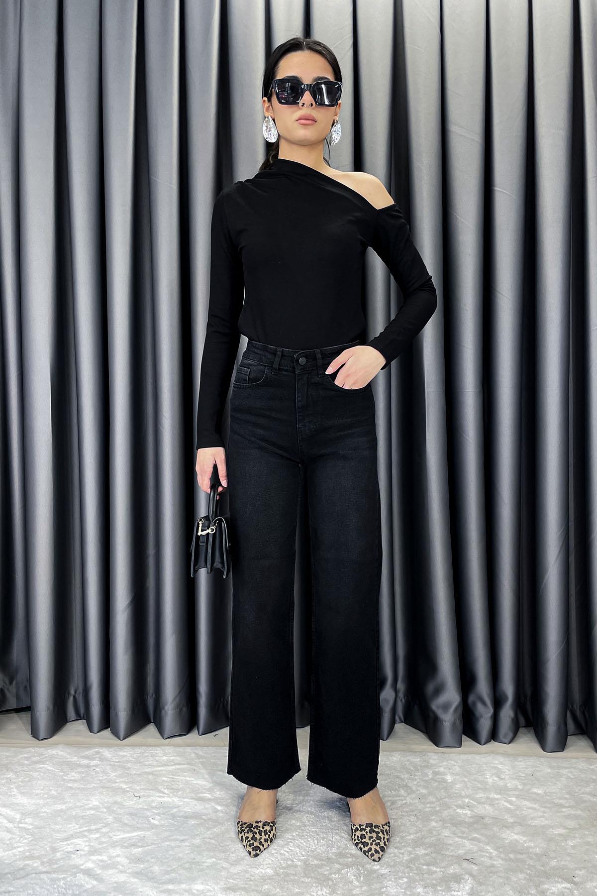 Noa Noa Wide Leg Jean - Siyah SİYAH