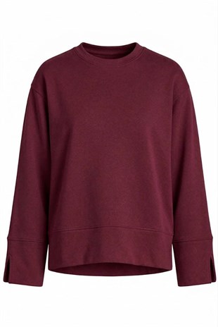 Yırtmaçlı Tunik-Bordo BORDO