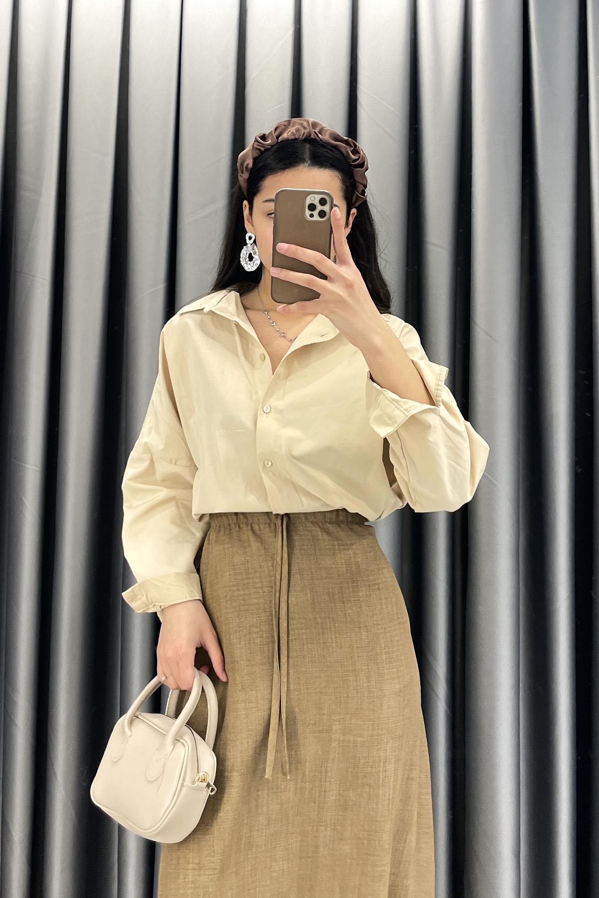 Basic Gömlek - Camel CAMEL