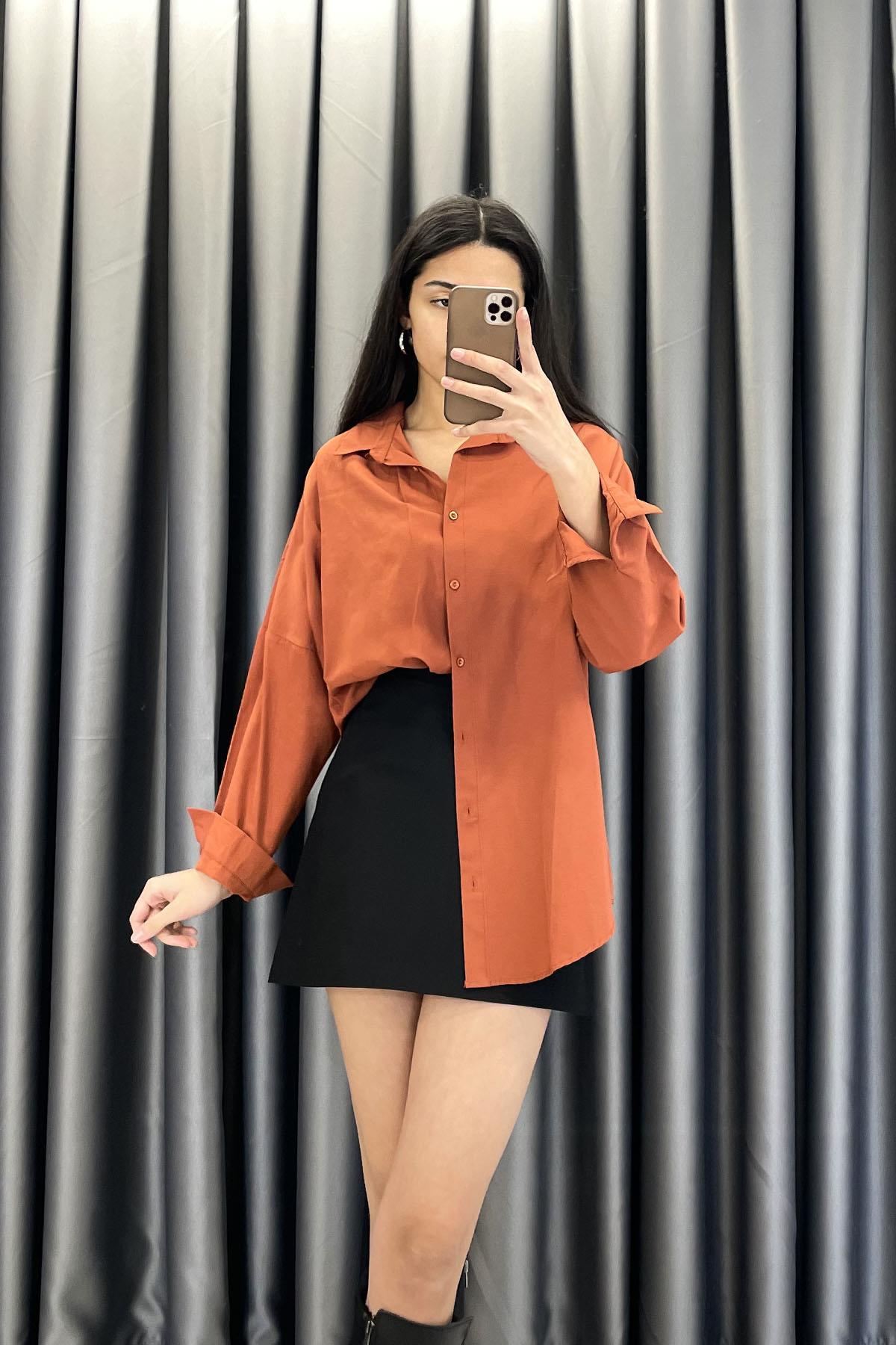 Basic Gömlek - Kiremit KİREMİT