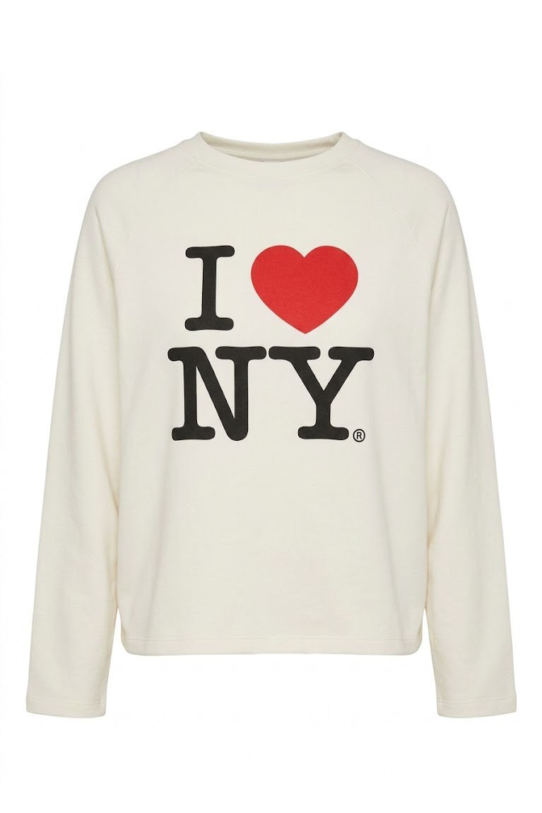 Baskı Detay Oversize Sweater-Ekru EKRU