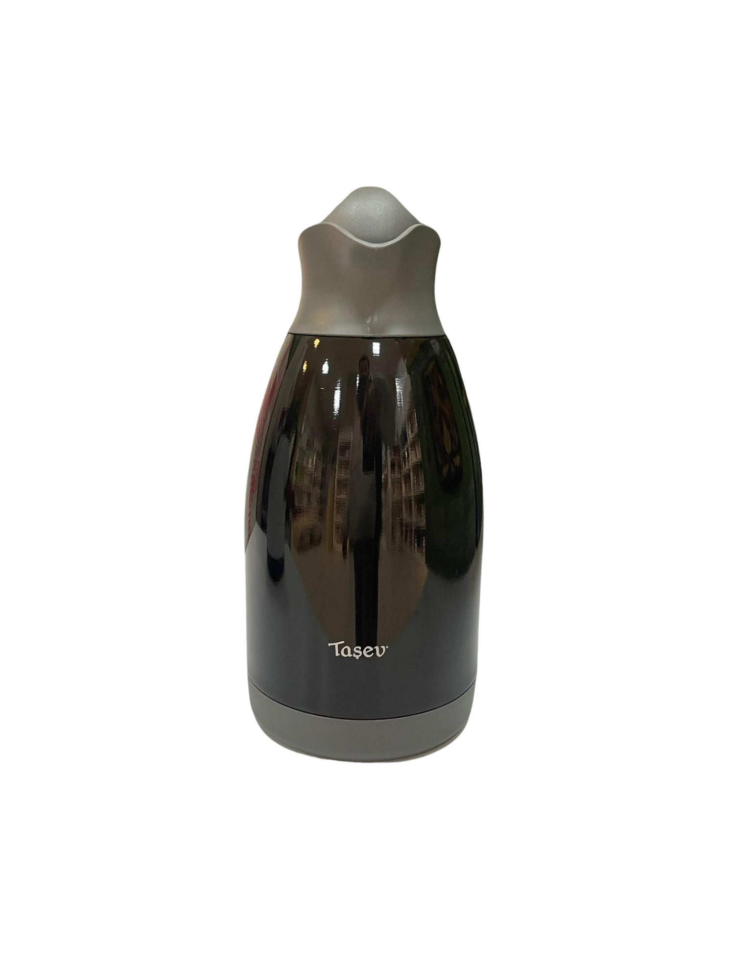 Bambum Taşev Siyah Çelik Termos 2lt
