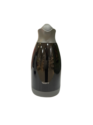 Bambum Taşev Siyah Çelik Termos 2lt