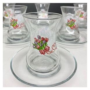 Lav Tulip 6 Kişilik Çay seti
