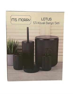 Ms Morry Lotus Banyo Seti 5 Li Gri