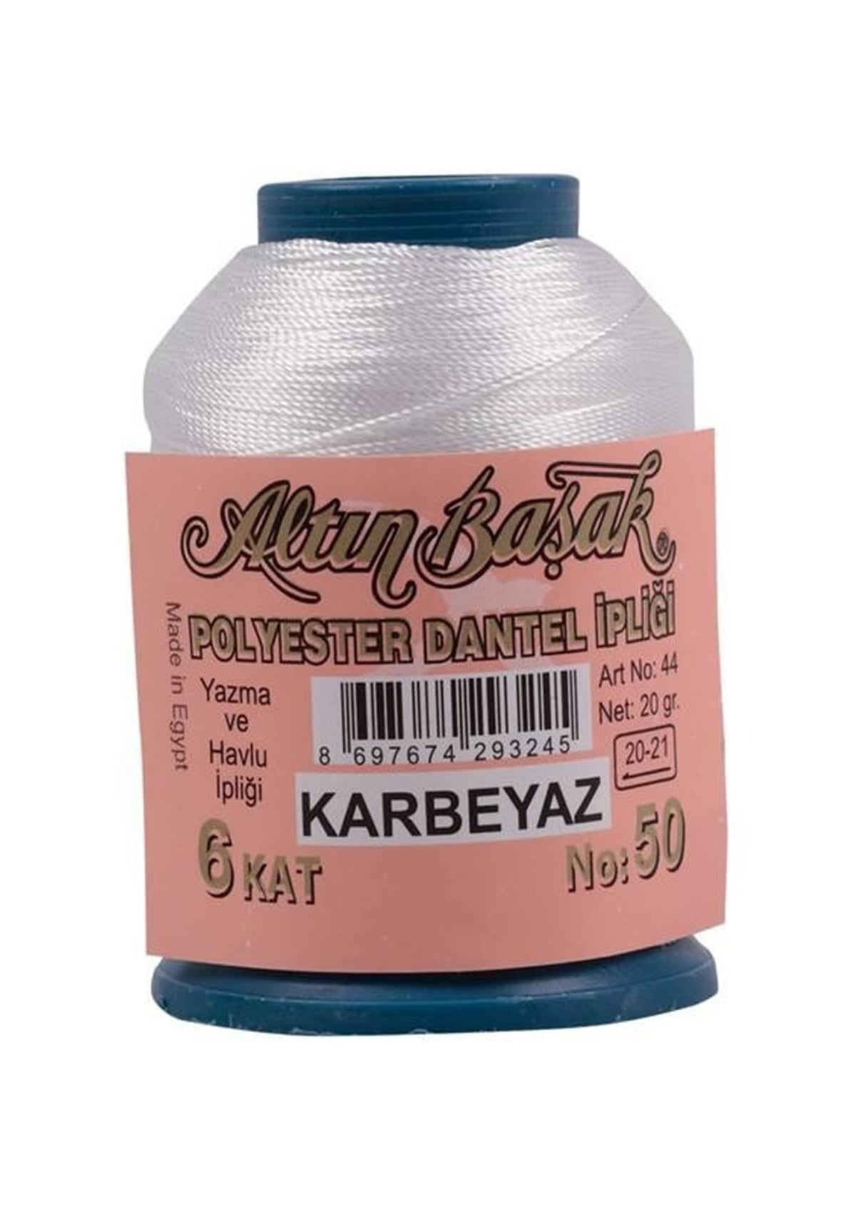 20gr Altınbaşak Polyester İp Karbeyaz