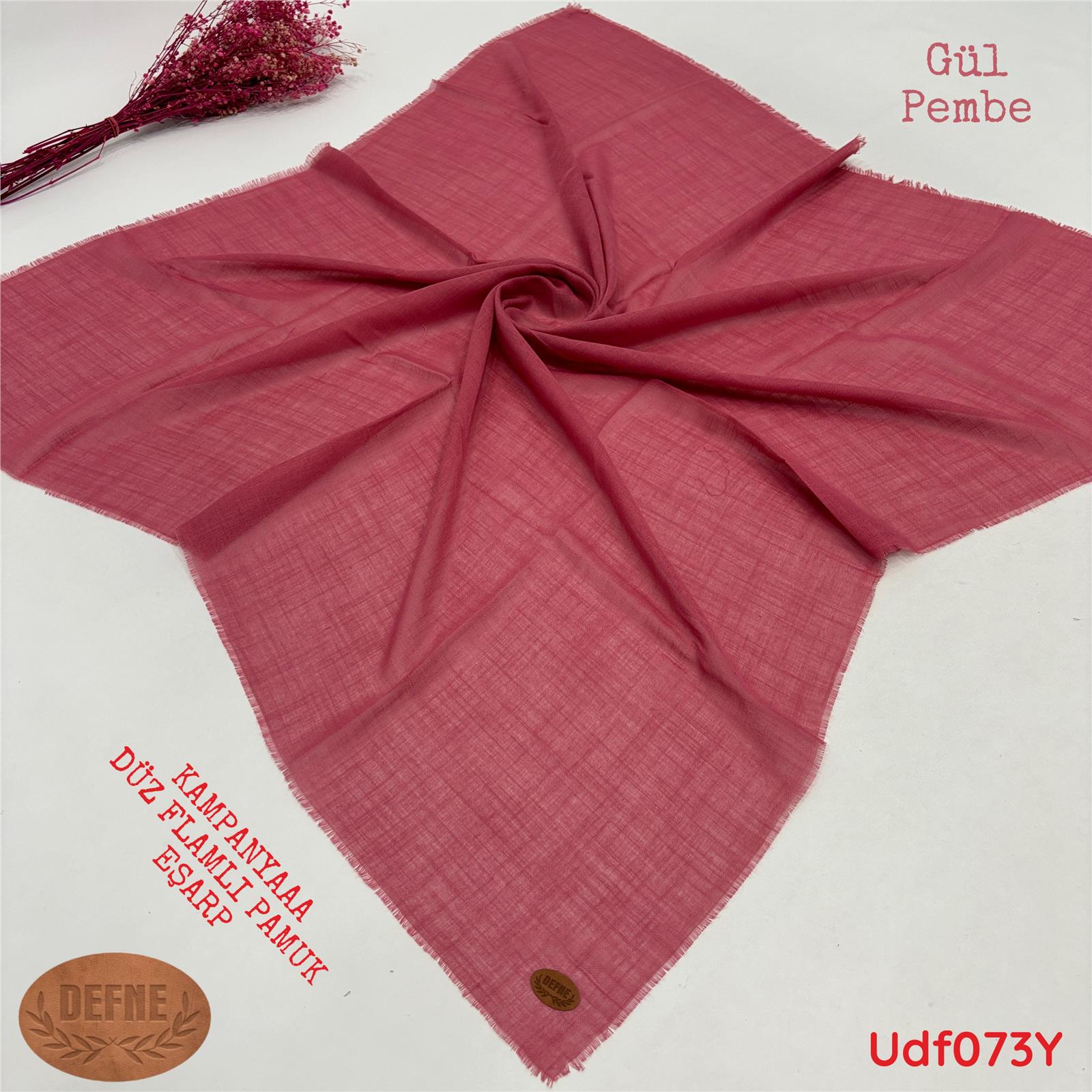 A-0005 Kampanya Düz Flamlı Eşarp