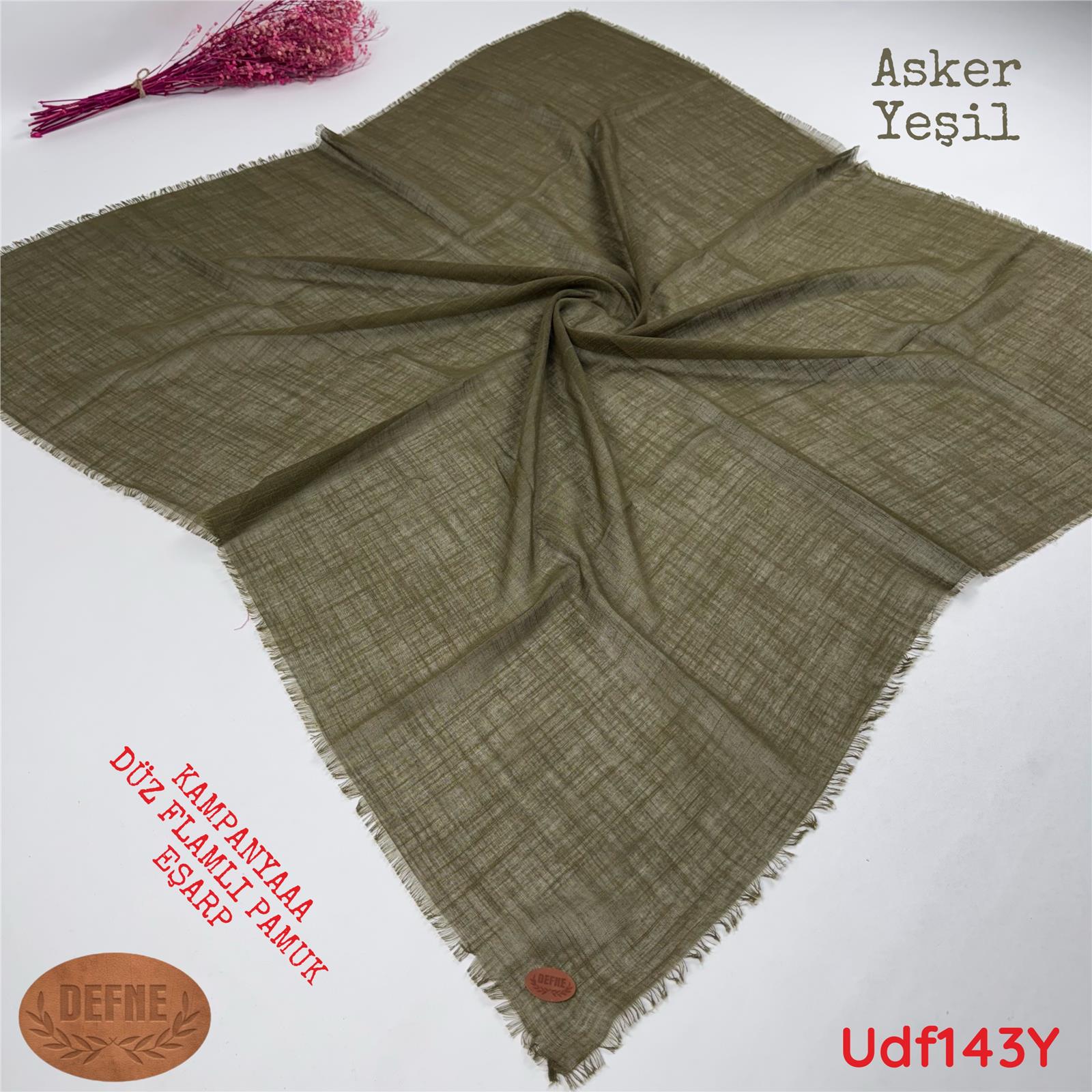 A-0065  Kampanya Düz Flamlı Eşarp