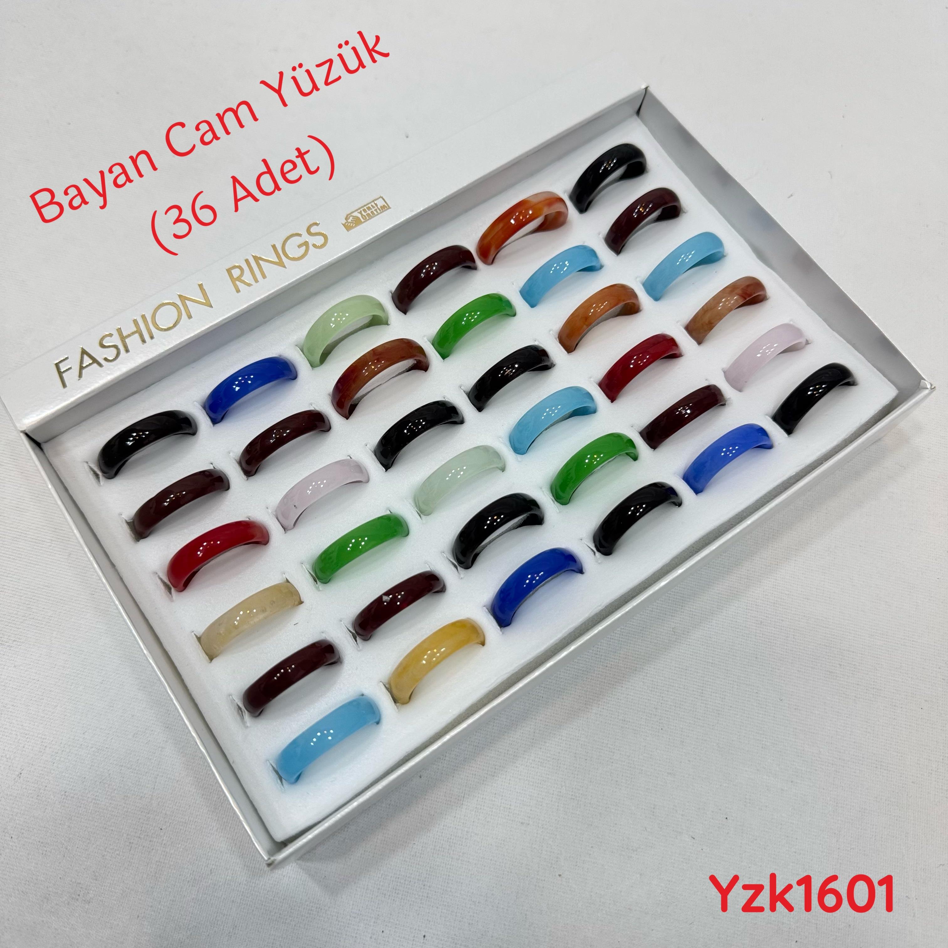 P-493 Bayan Cam Yüzük (36 Adet)