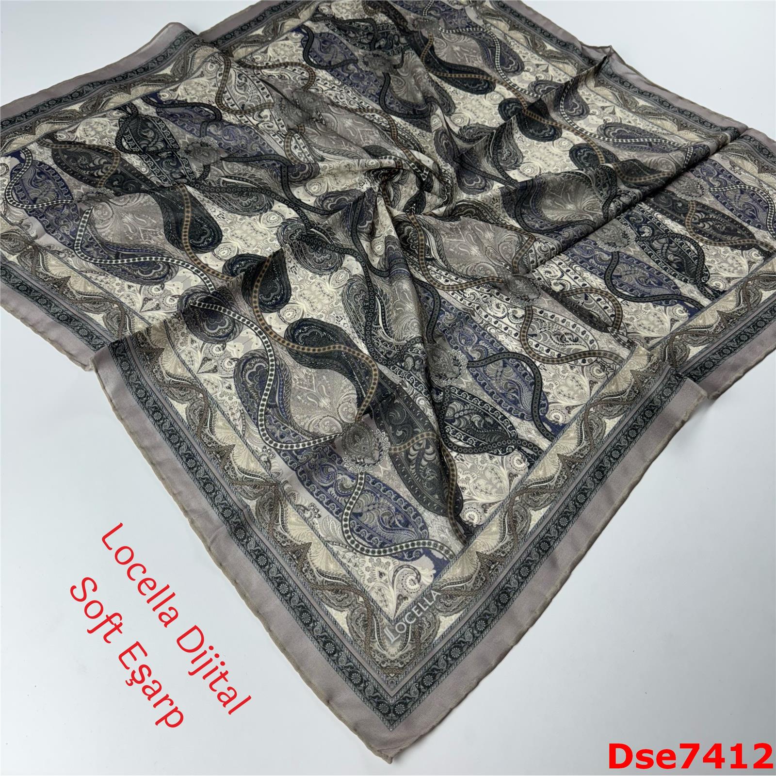 R-119 Locella El Dikişli Soft Eşarp