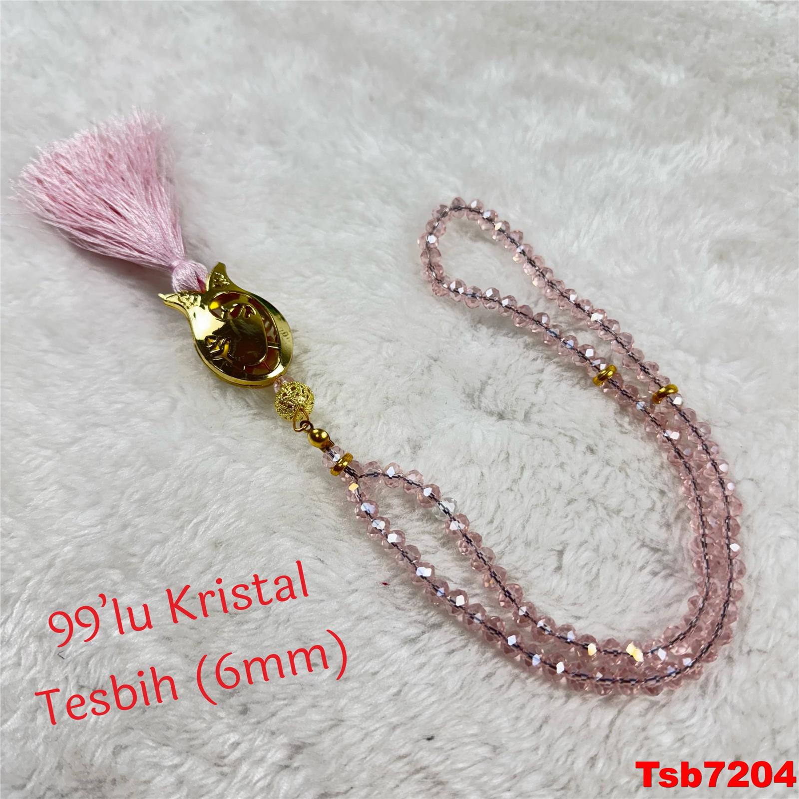 V-492 99'lu Kristal Tesbih(6mm)