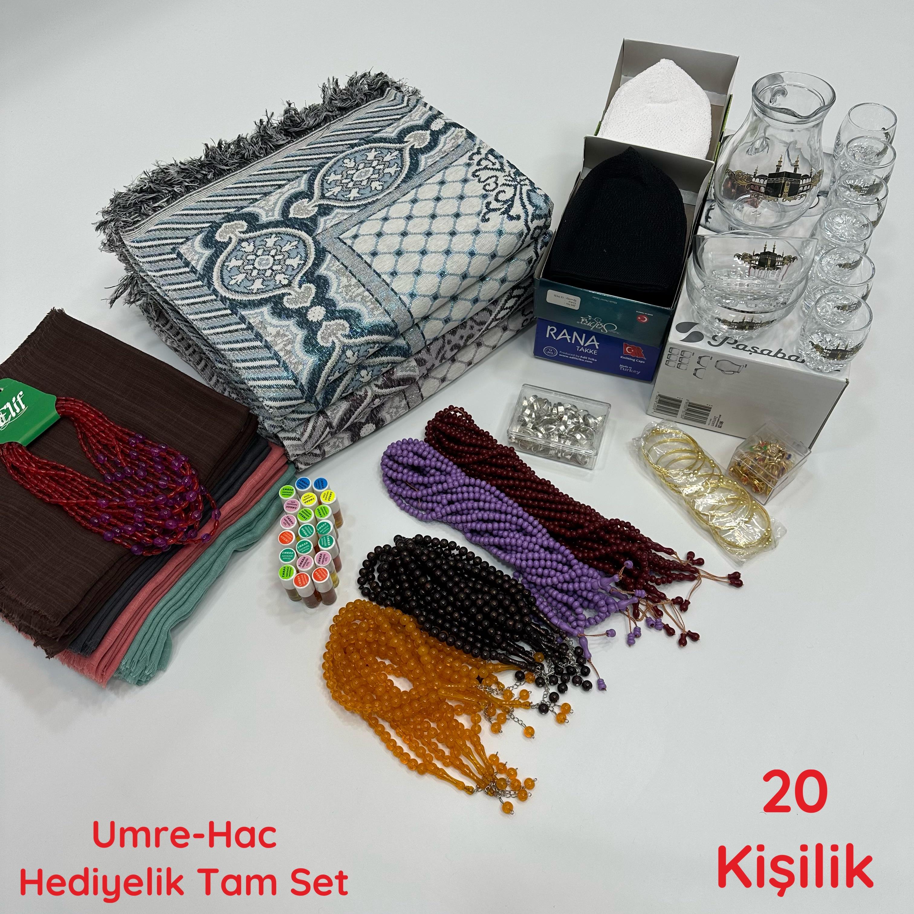 za-001 20 Kişilik Umre-Hac Hedıyelik Tam Set