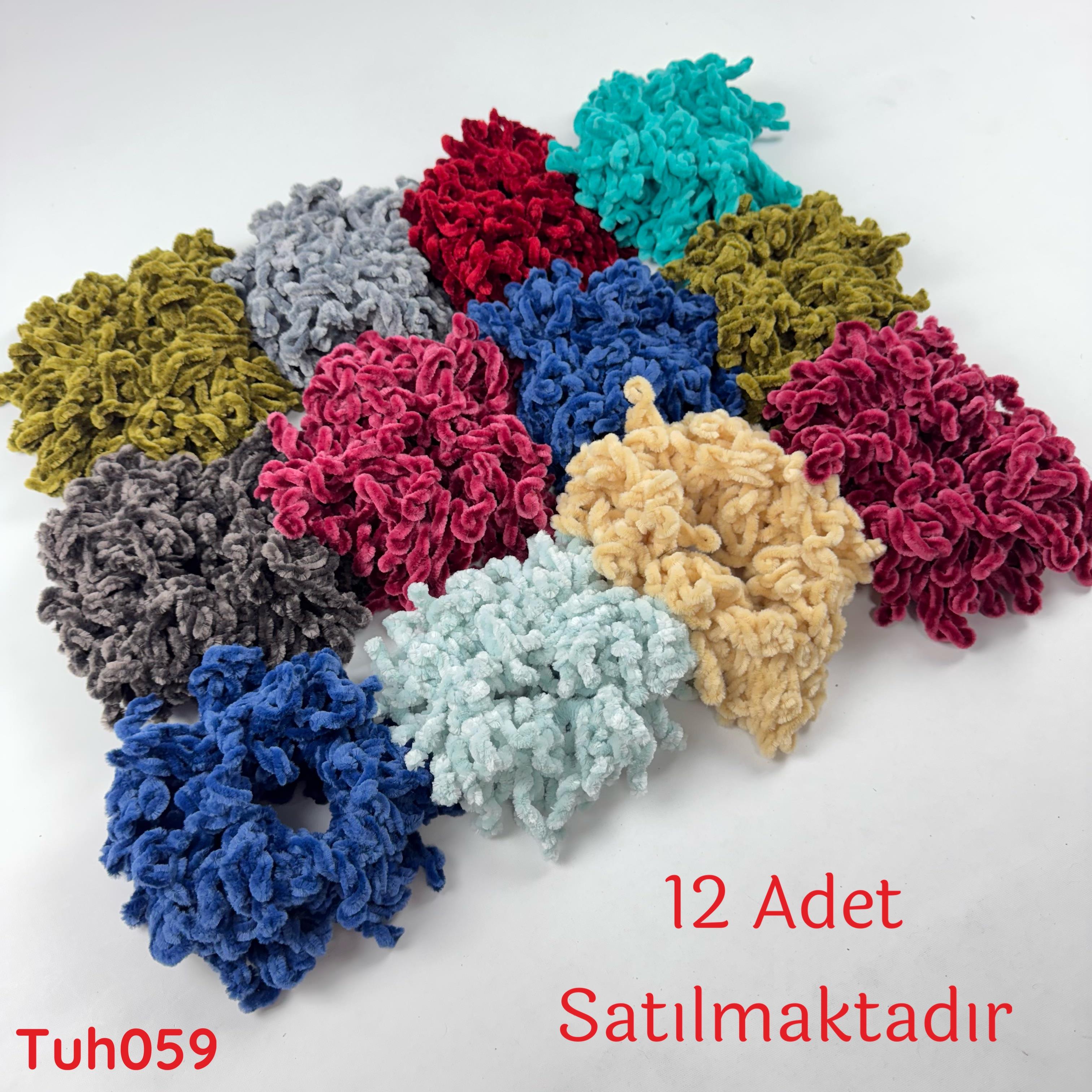 ZZ-002 12li Topuz Tokası Renkli