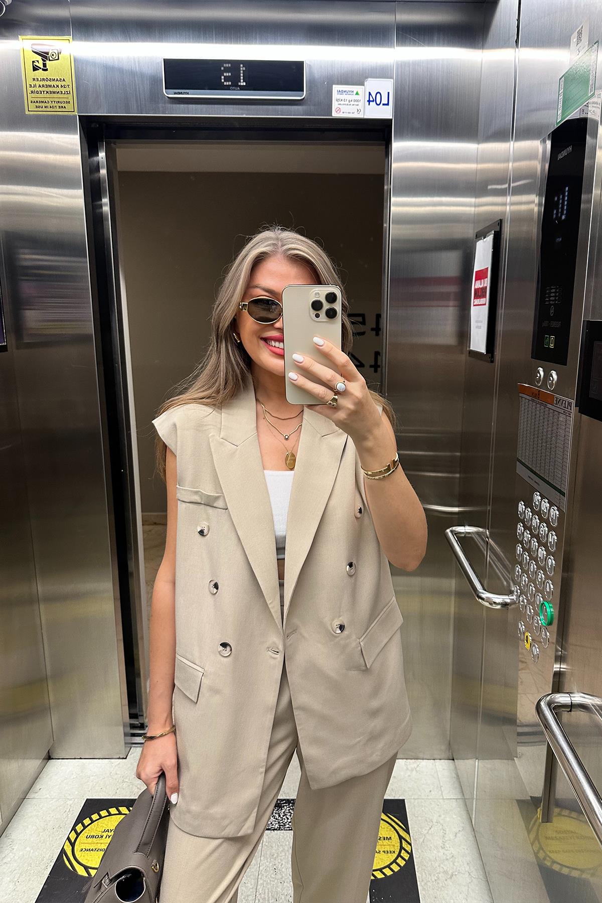 Massi Model Naturel Kumaş Lüx Takım Elbise