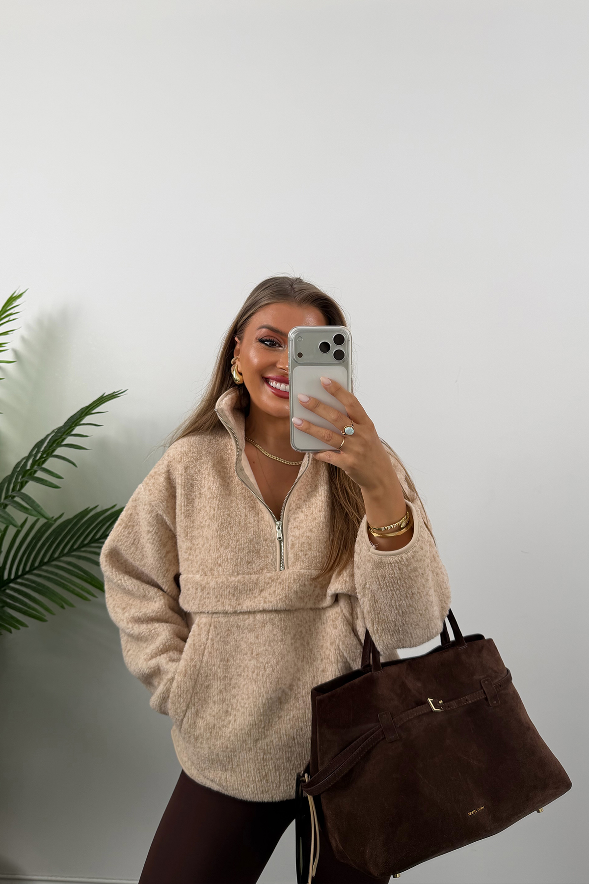 Oysh Model Basic Polar Sweat Taş