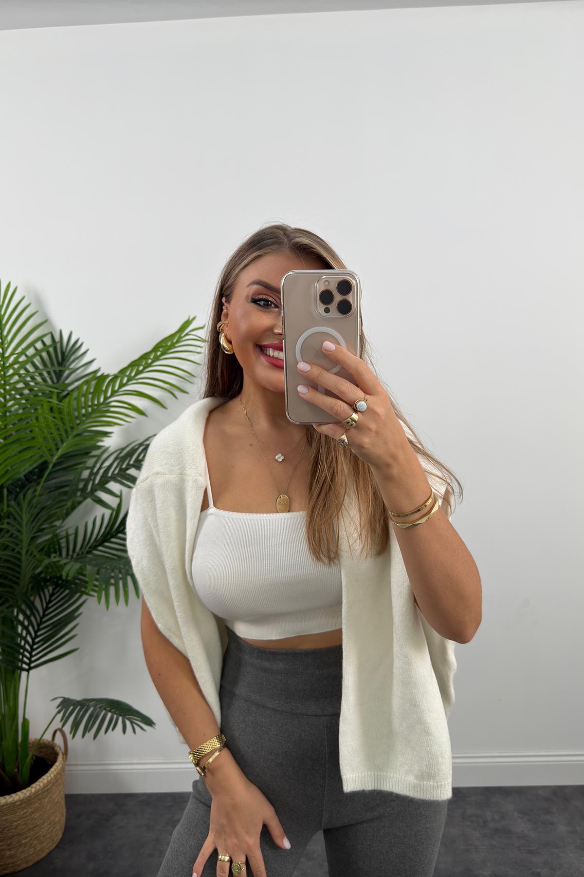 Oysh Model Penye Kaşkorse Likralı Relax Tayt Antrasit