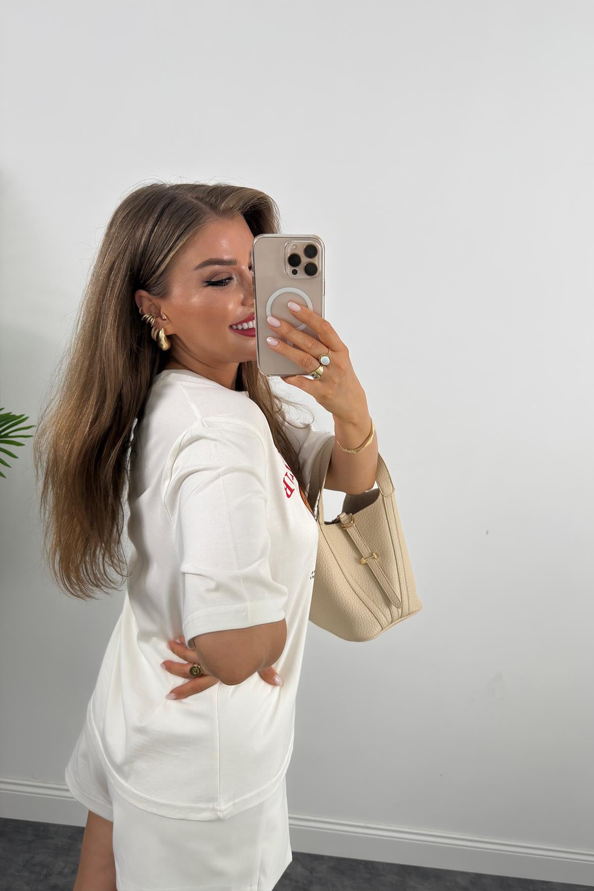 Paris İkonik Yaz Serisi %100 Pamuklu Tshirt
