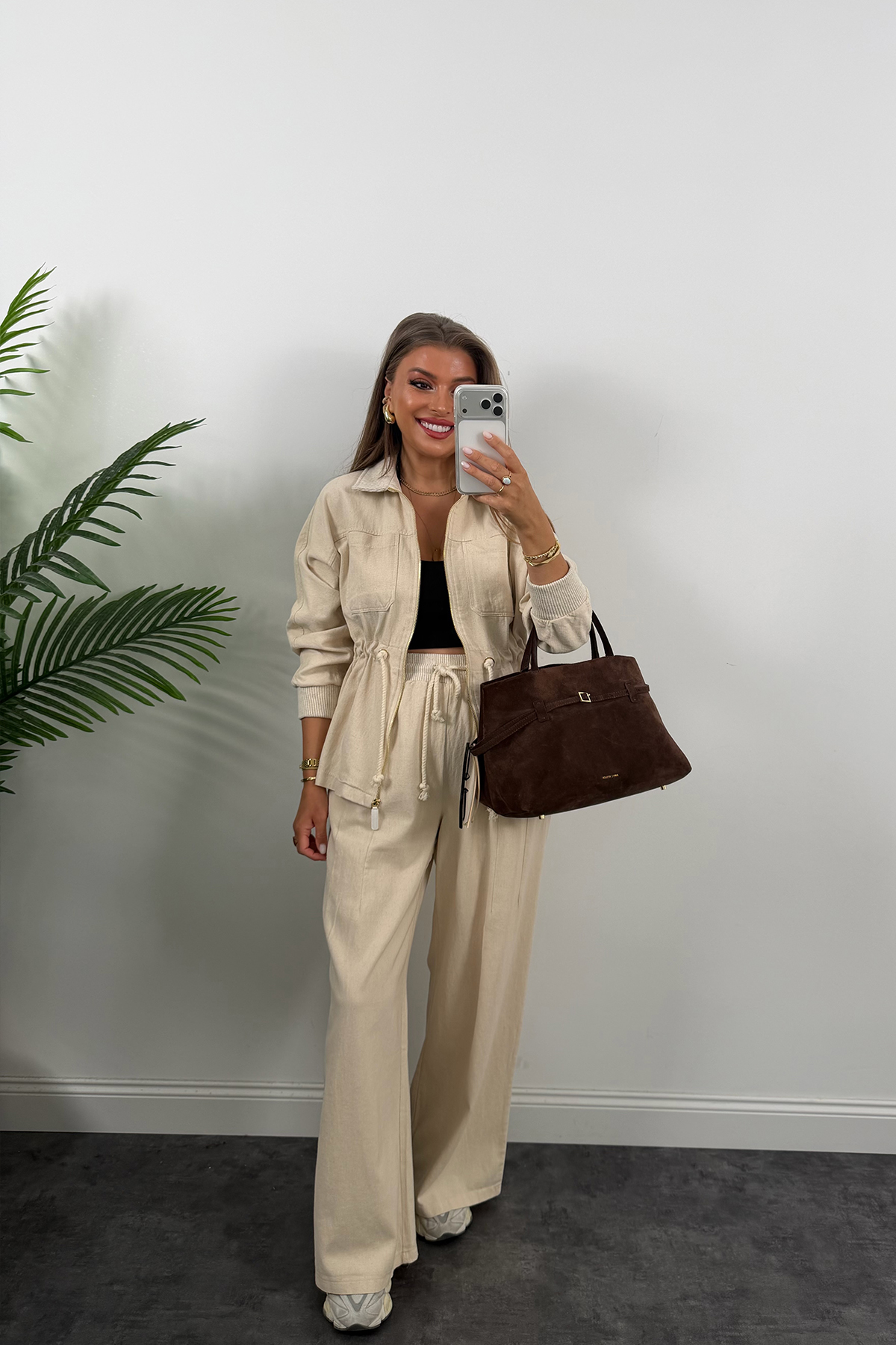 Premium Seri %100 Organik Kumaş Gabardin Ceket Pantolon Takım
