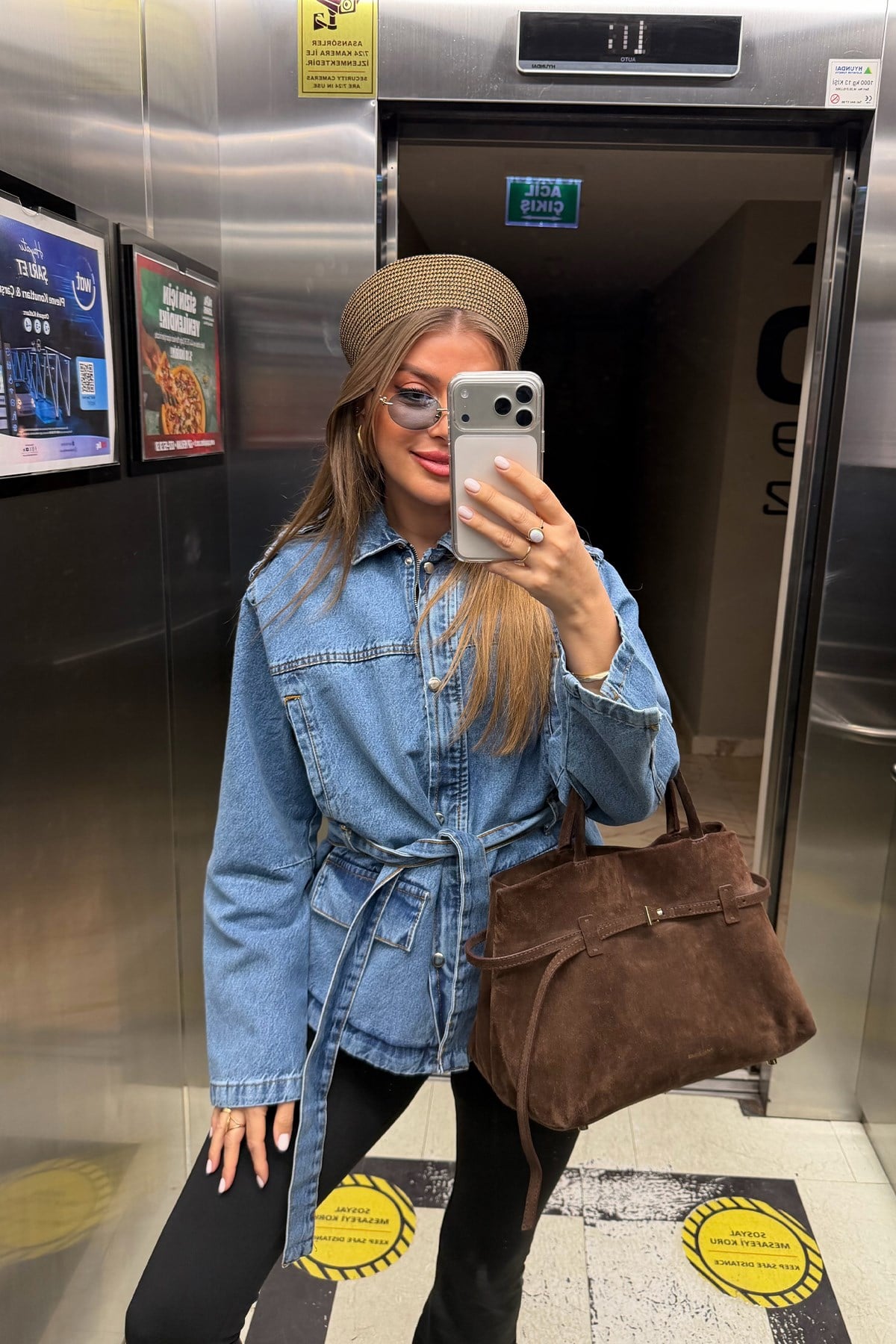 Premium Seri Apoletli Jean Trençkot