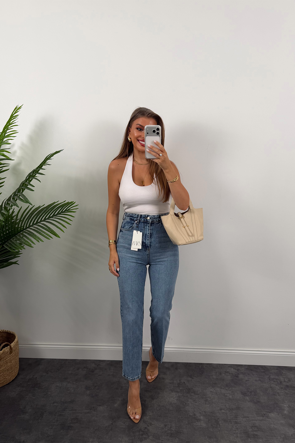 Premium Seri Kalem Paça Ütülü BF Jean 1004 Klasik Mavi