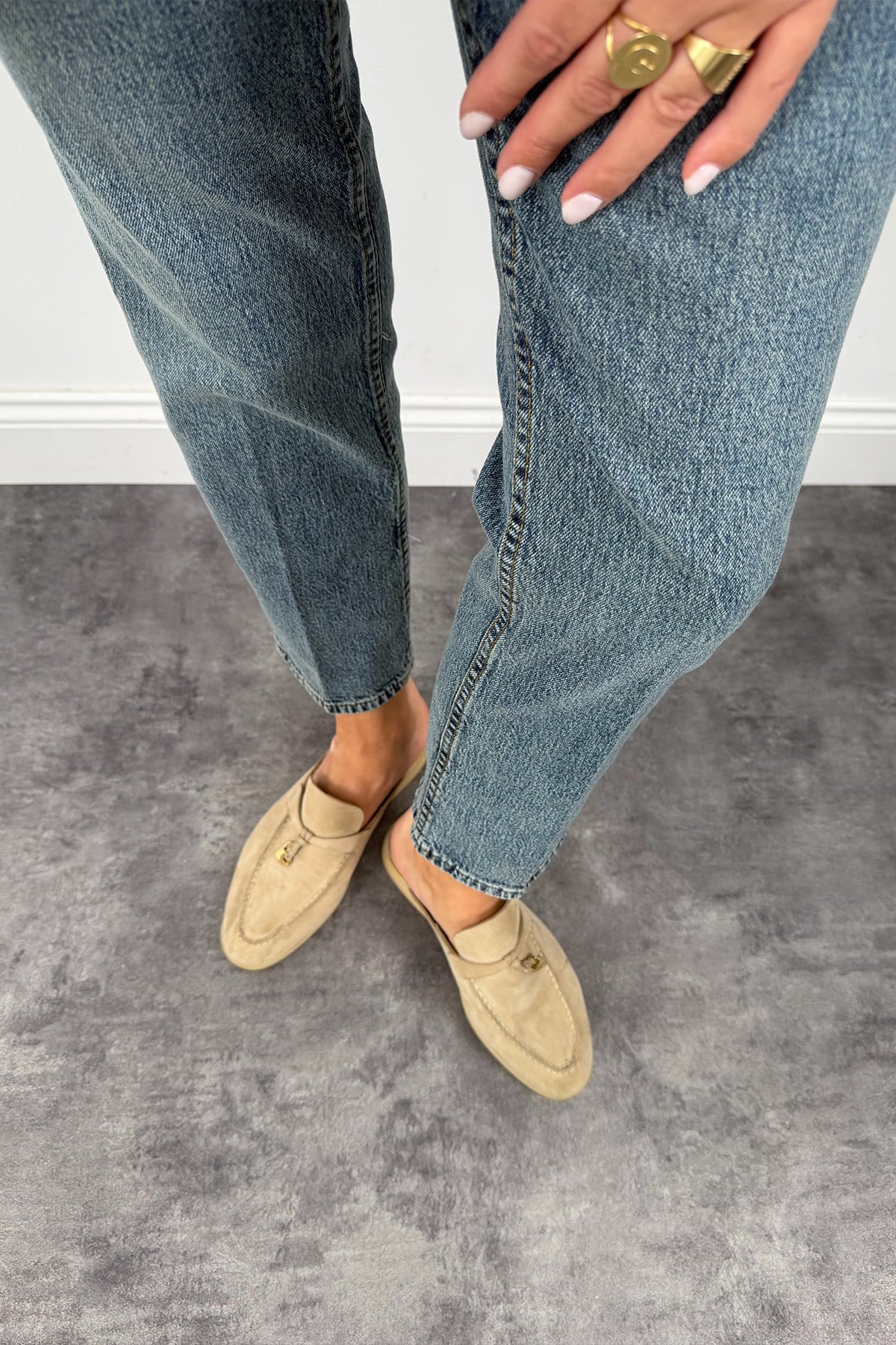 Premium Seri Kalem Paça Ütülü BF Jean 1019 VİNTAGE Mavi