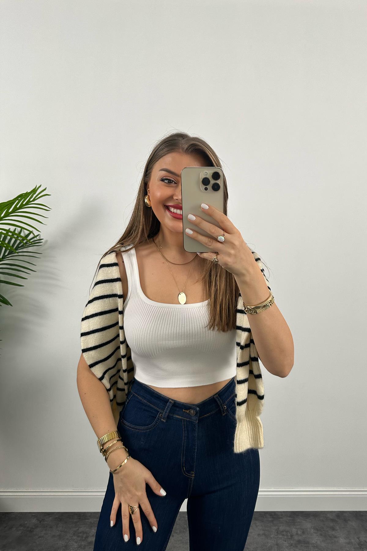 Topshop Jamie Push Up Efektli Power Likra Soft Touche Jean Lacivert