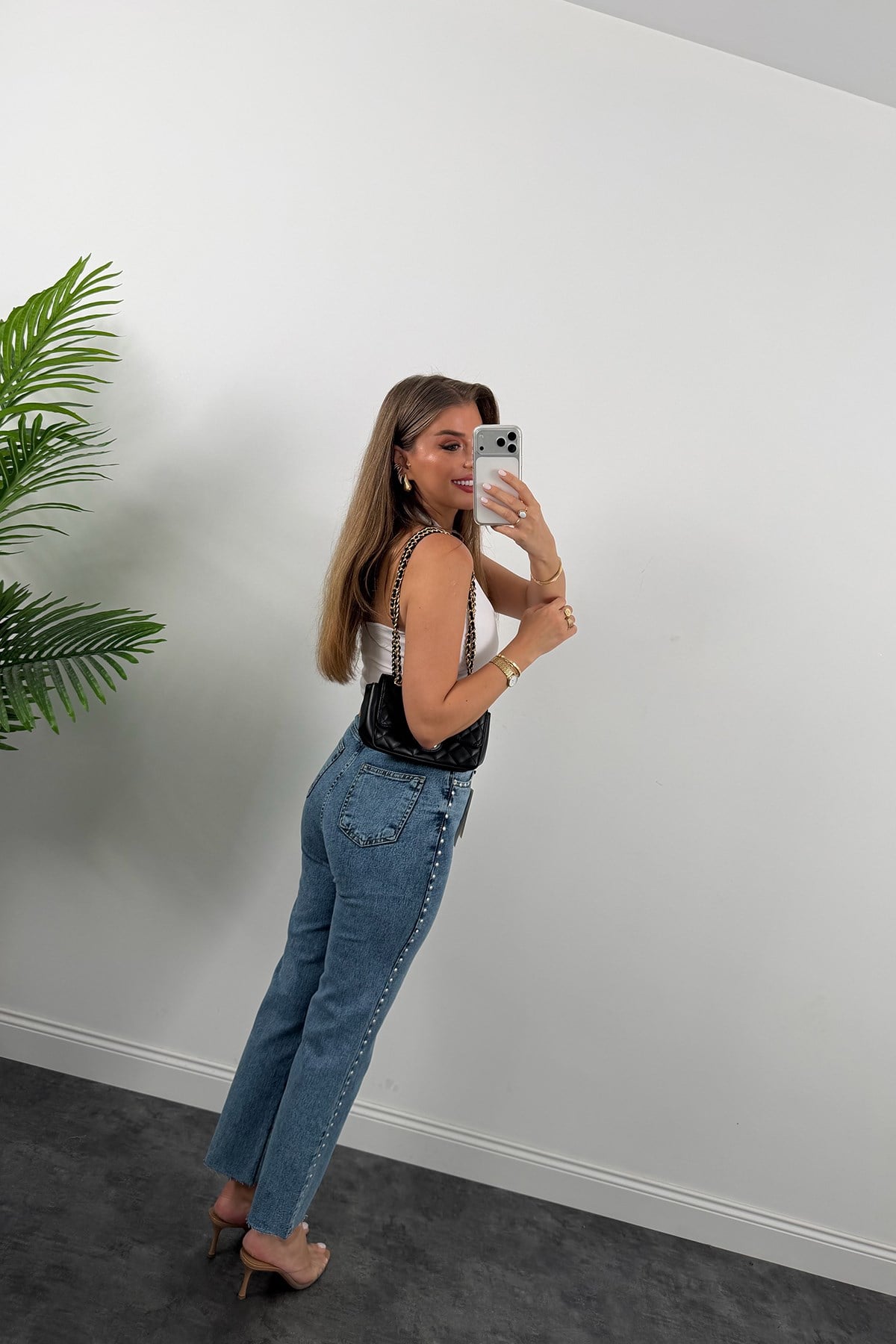 Yanı Zımbalı Premium Bf Jean 1004 Klasik Mavi