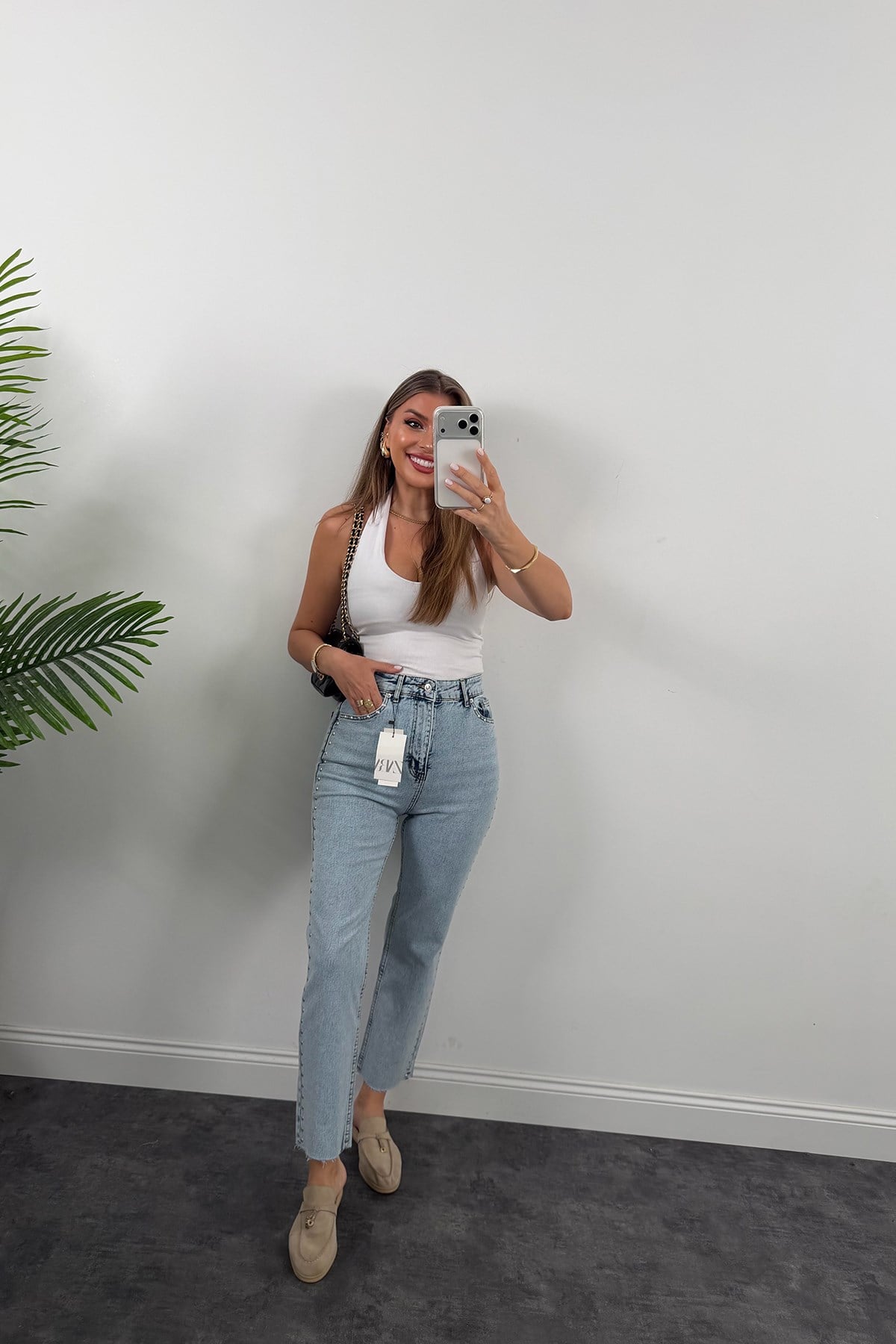 Yanı Zımbalı Premium Bf Jean 1006 Mavi