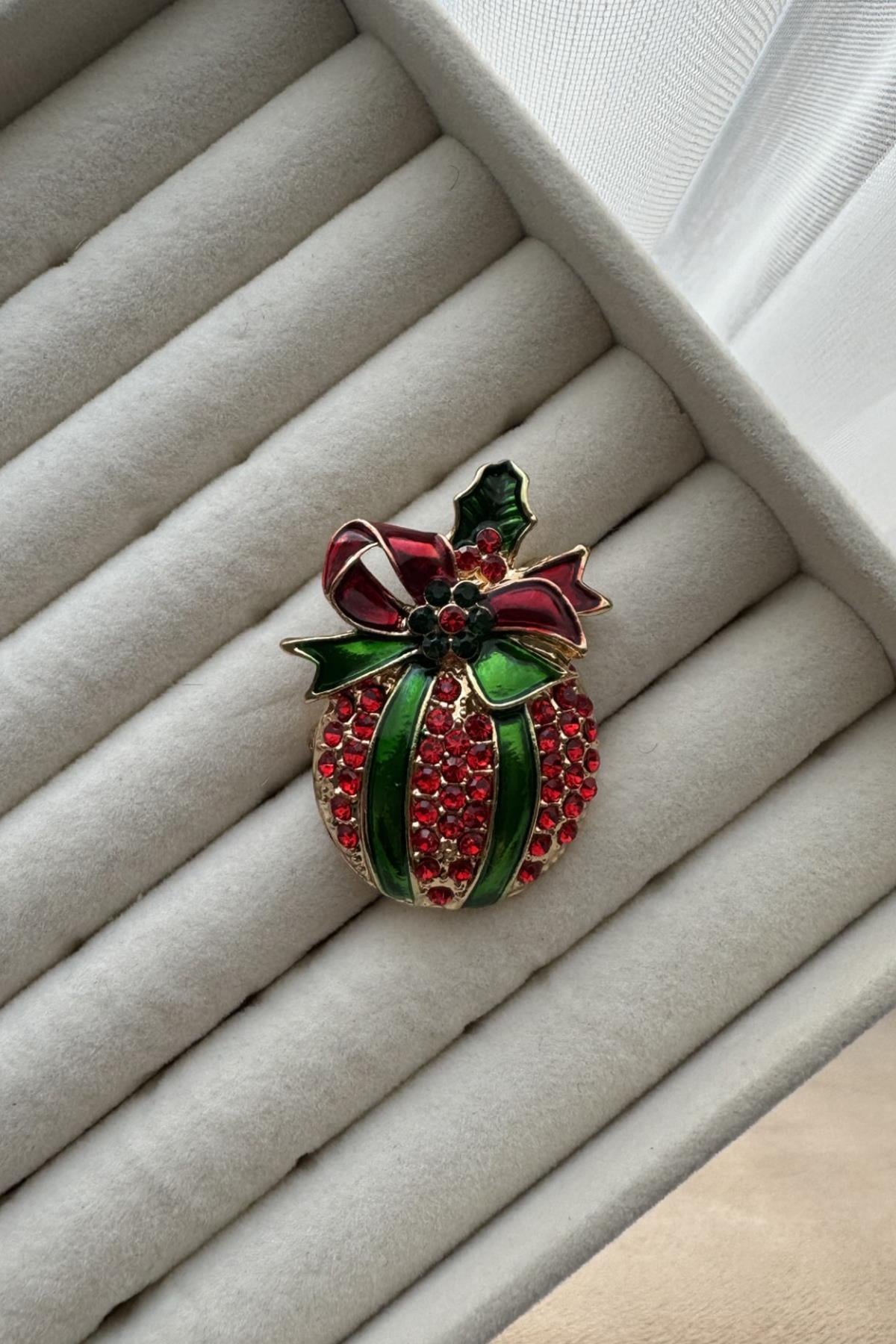 Yeni Yıl Hediye Paketi Broş