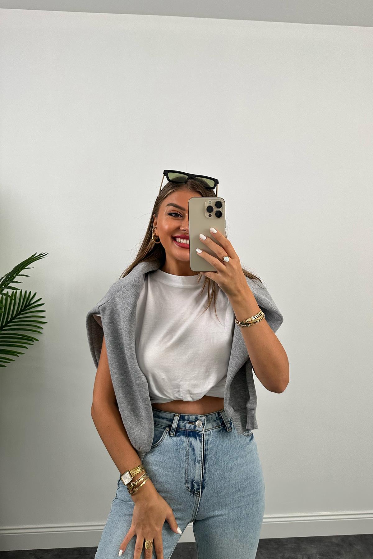 Zra Kesik Paça Flare Jean Light Blue