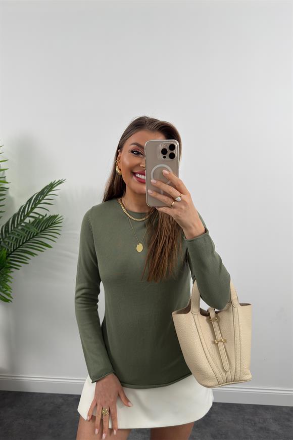 1. Sınıf Kalite Organik Kumaş Baharlık Basic Triko Çağla Yeşil